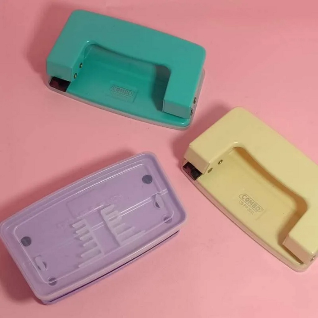 

[WOVI STATIONERY] Punch Pembolong kertas 30XL Kecil Combo / Pelubang Kertas Kecil Combo [PCS]