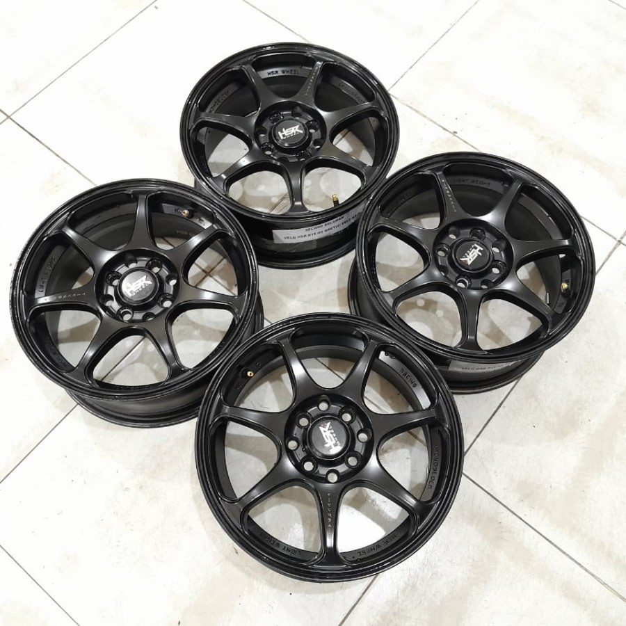 VELG RACING RING 15 BEKAS COCOK UNTUK MOBIL AGYA,AYLA,BRIO,VIOS,SIGRA,DATSUN,DLL