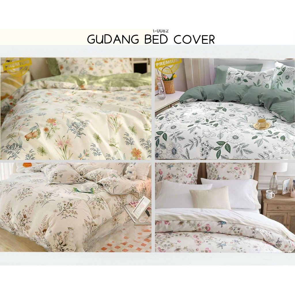 Sprei set bed cover uk 90X200 120X200 160X200 180X200 200X200