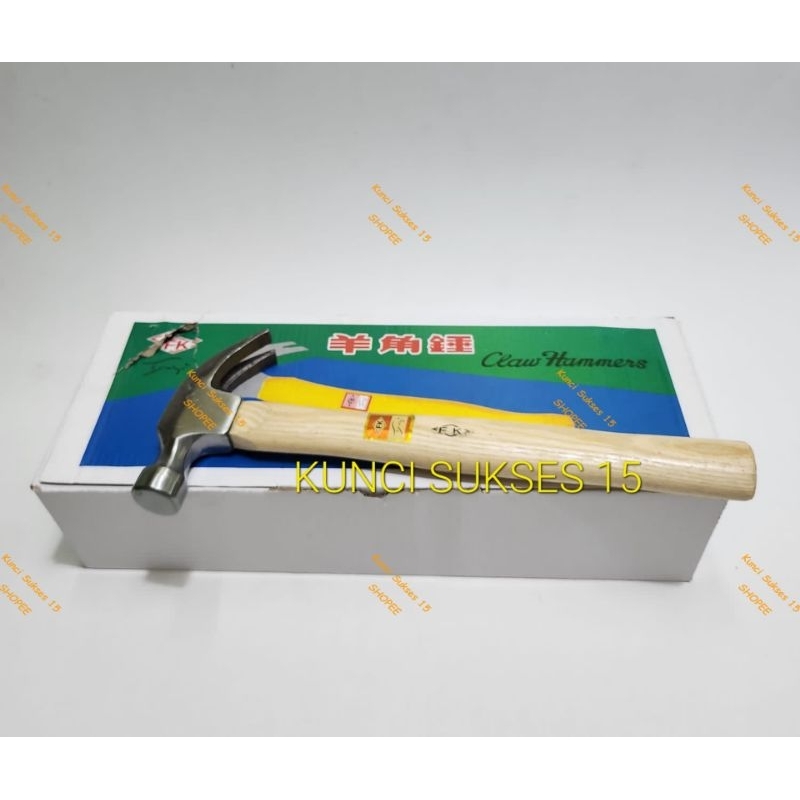 Palu Kambing Gagang Kayu 16 Oz FUKUNG / Palu Kambing GG Kayu 16 Oz