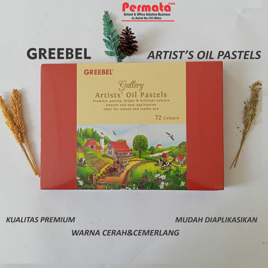 

GREEBEL Crayon Krayon ARTIST'S OIL PASTEL 72 WARNA \Warna Tidak Berdebu Cerah Untuk Anak Sekolah