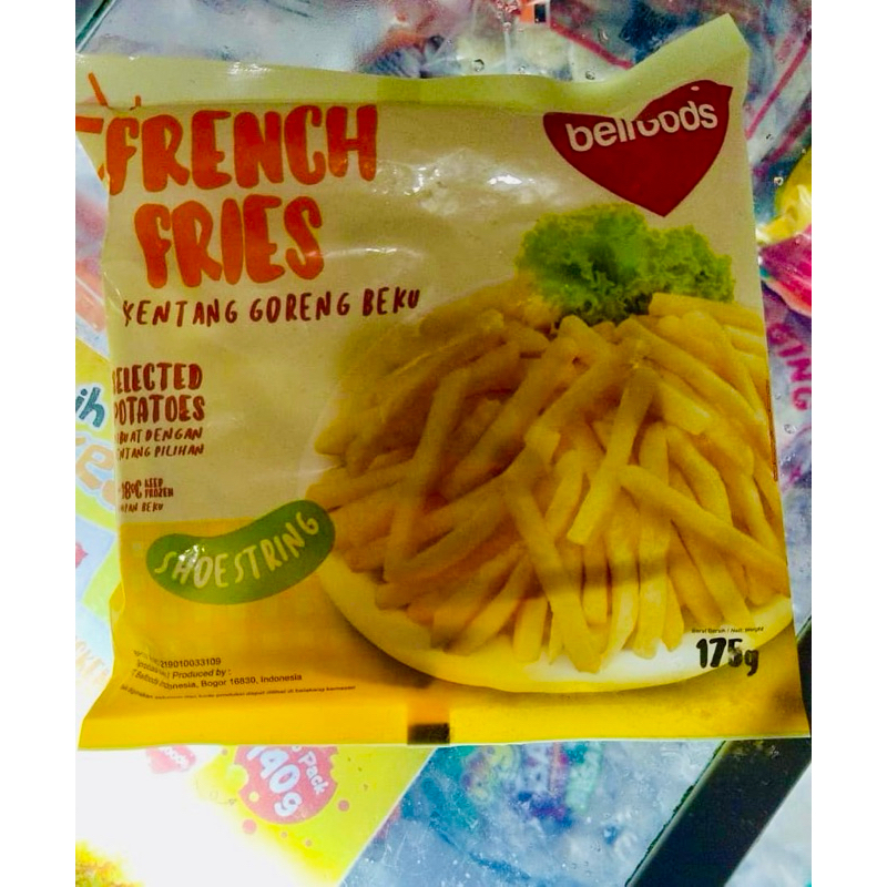 

kentang French fries 175gr/kentang Frozen belfood