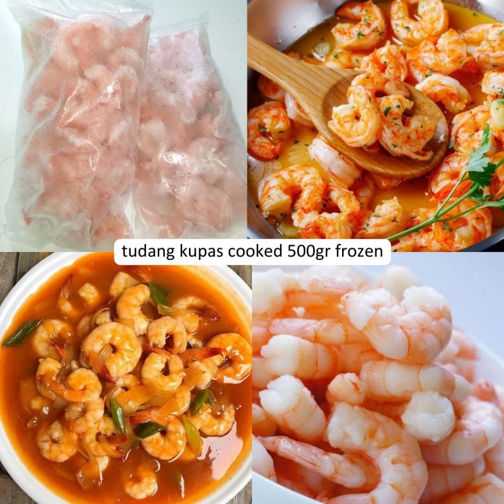 

Udang kupas cooked 500gr / shrimp cooked frozen 500 gram