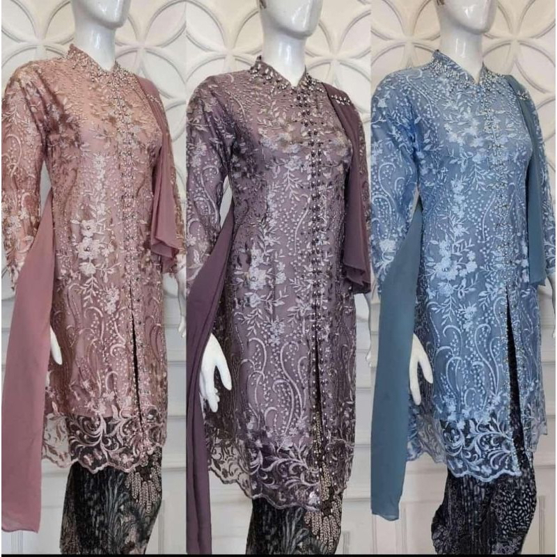 Kebaya Tunik Selendang Shopia Kebaya Pesta