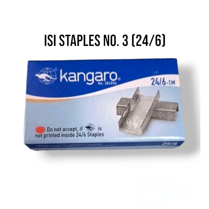 

isi hekter besar / staples besar kangaro no.3 (24/6)