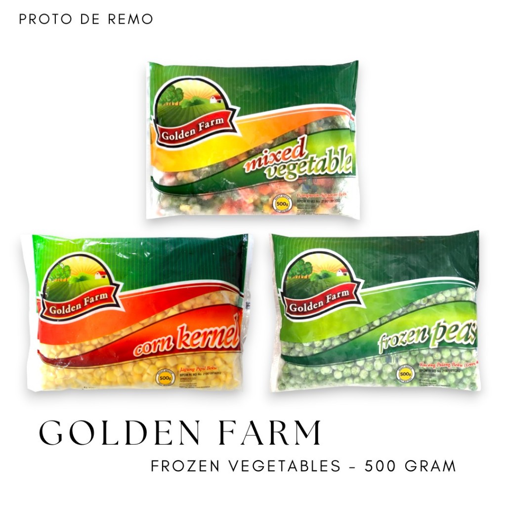 

Golden Farm Mix Vegetables Sayuran Beku