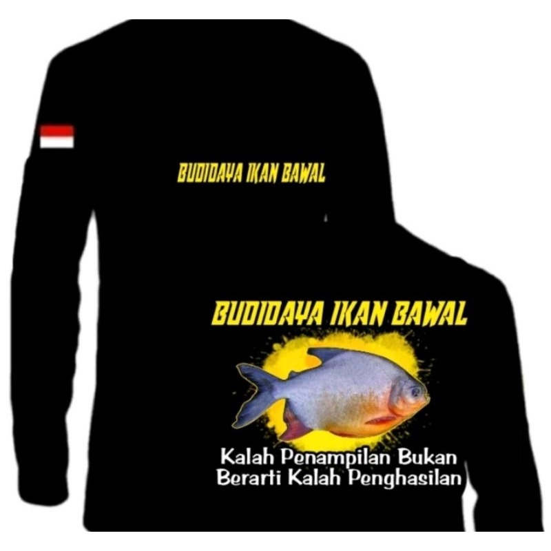 KAOS LENGAN PANJANG BUDIDAYA IKAN BAWAL