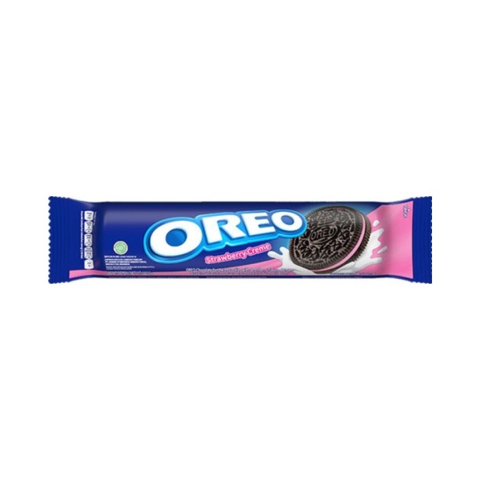 

OREO BISKUIT STRAWBERRY LEZAT 120 GRAM