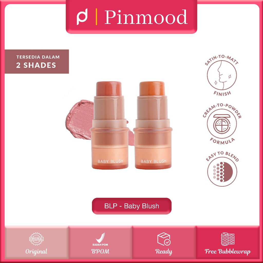 BLP - BABY BLUSH ( 4.5 g ) - Blush On Butter Fudge Collection Satin to Velvet Finish Cream to Powder
