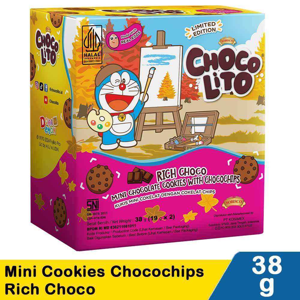 

Chocolito Mini Cookies Chocochips Rich Choco 38 Gram