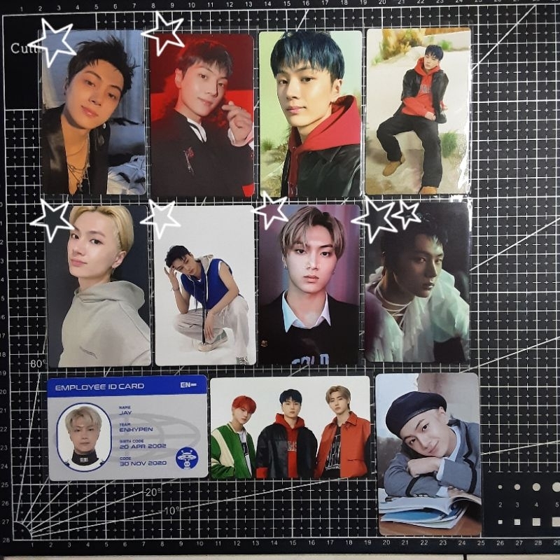 PC PHOTOCARD ENHYPEN JAY TC KONSEP ENVER M MDO, TC MDO, GGU-GGU PACKAGE 2023 2024, LD M2U BDC REPRINT, ENVER POB YIZHIYU R2 BLUE DREAM MEDIA BDM DARK BLOOD, LIGHTSTICK