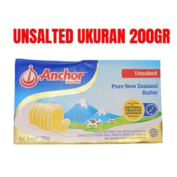 

anchor unsalted butter 227Gr TAWAR / HALAL import new Zealand Premium