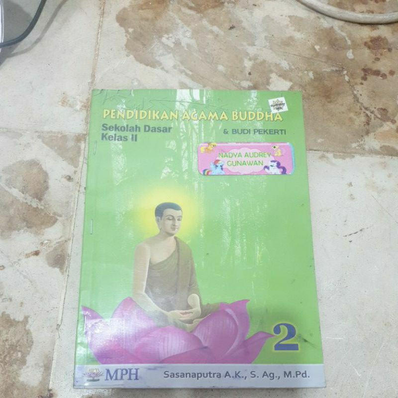 buku agama buddha & budi pekerti SD kelas 2