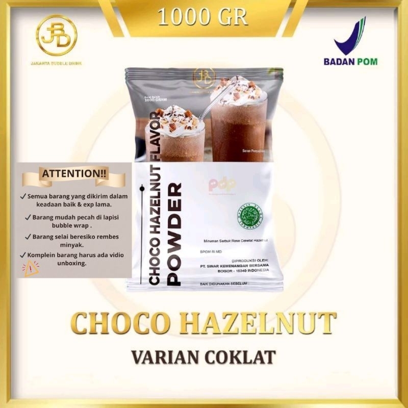 

JBD Powder Choco Hazelnut 1kg Plain