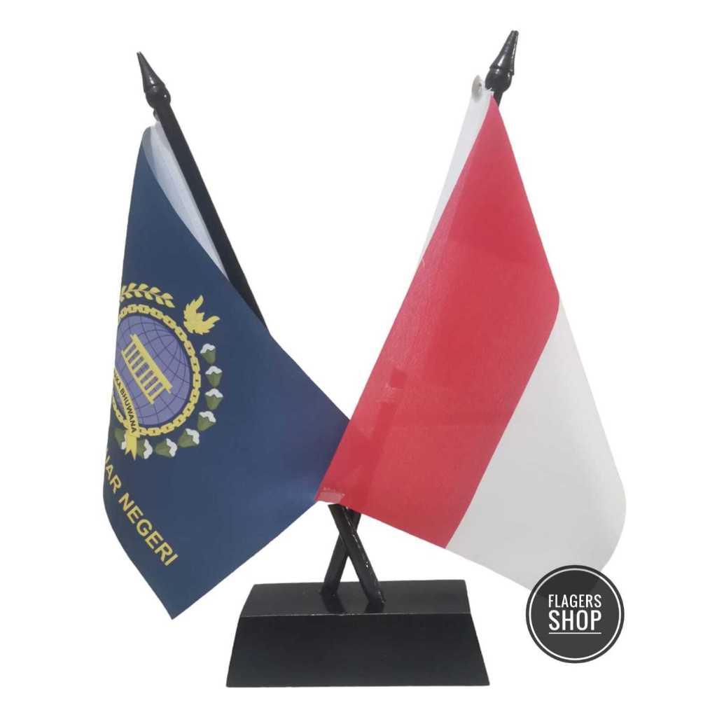 

Bendera Meja Indonesia - Kementerian Luar Negeri / Kemenlu + Tiang Silang