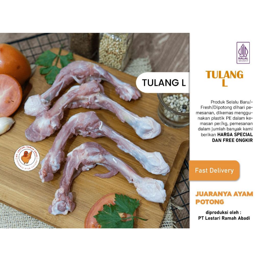 

Tulang Paha Ayam L Fresh 1Kg