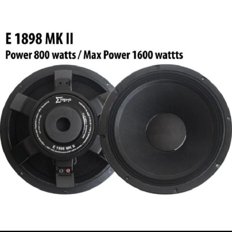 Speaker komponen ENIGMA 1898mk ll (18inch)