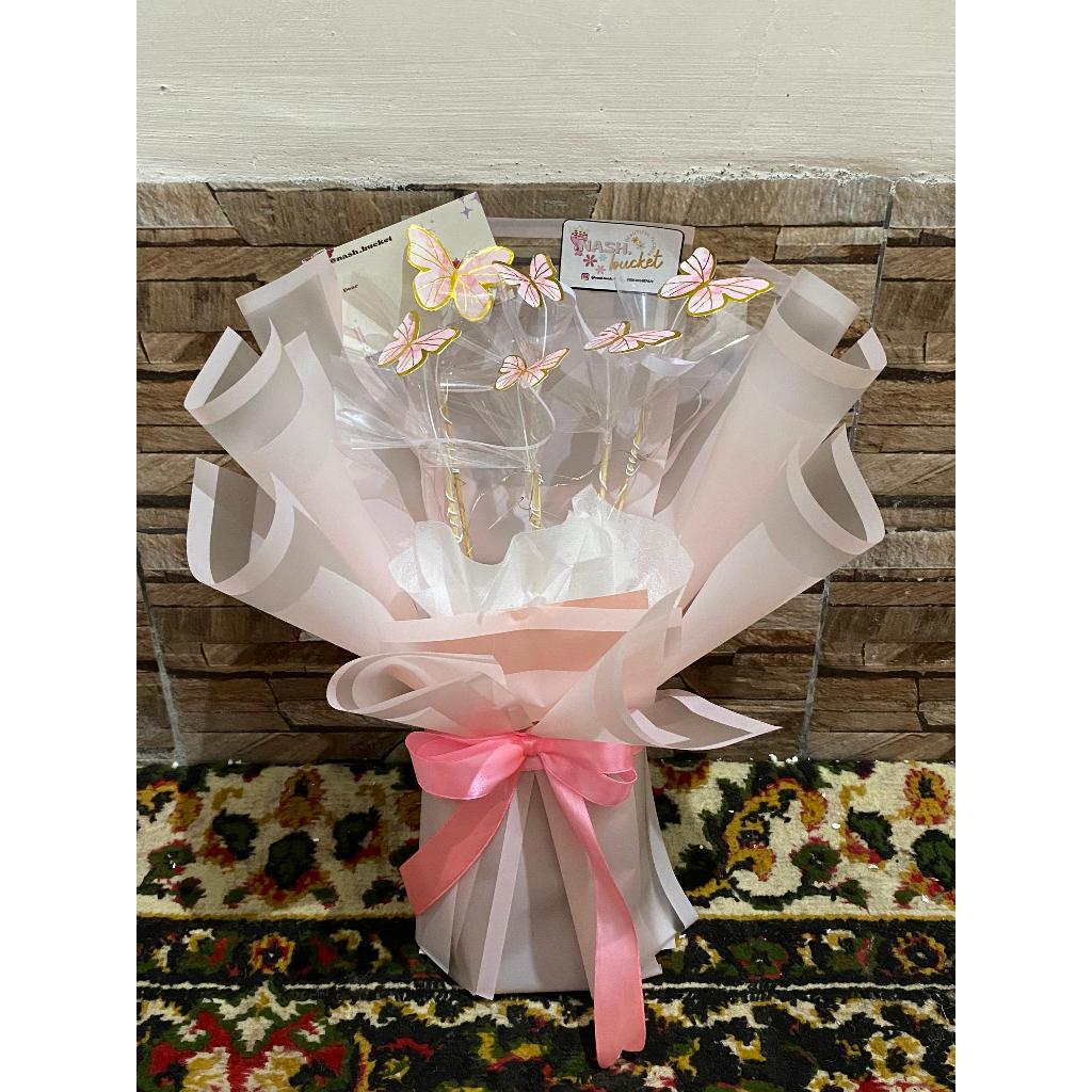 READY Buket kupu kupu led, Buket kupu kupu, Buket kupu kupu murah, Buket kupu kupu led murah