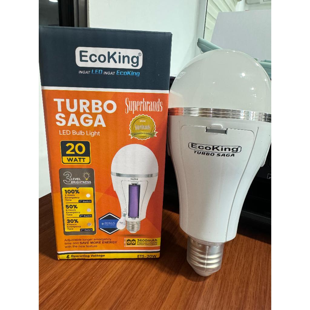Lampu Emergency LED ecoking 20watt Turbo