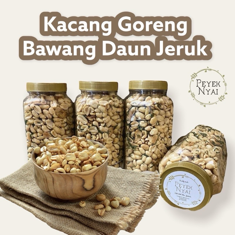 

Peyek Nyai - Kacang Goreng Bawang Daun Jeruk