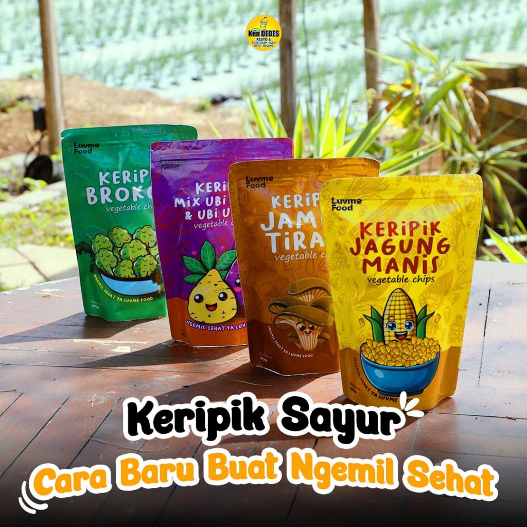 

KERIPIK SAYUR SEGAR (TANPA TEPUNG ) 100gr ENAK GURIH BY LUVME FOOD