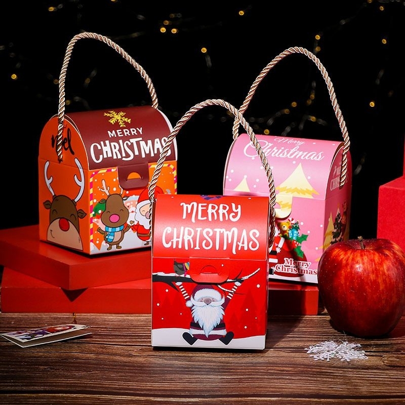 

Gift Box Mini Christmas Box Santa Cookies Mini Box Natal Mini