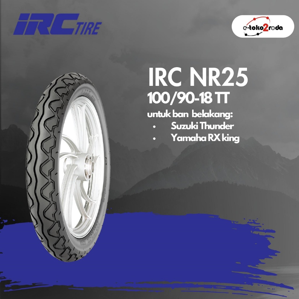 BAN IRC TEUBETYPE NR25 100/90 RING 18