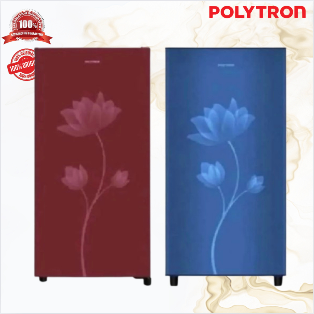 KULKAS 1 PINTU POLYTRON PRB159B/R METALIC 150Liter KULKAS 1 PINTU POLYTRON/PRB-159B/PRB159B/GARANSI