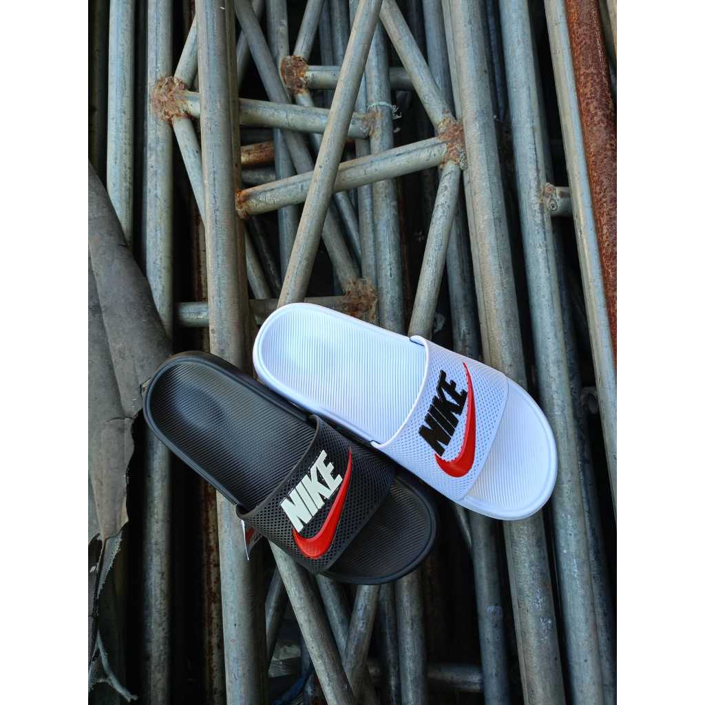 Sandal selop nike pria wanita anti slip anti licin full karet empuk