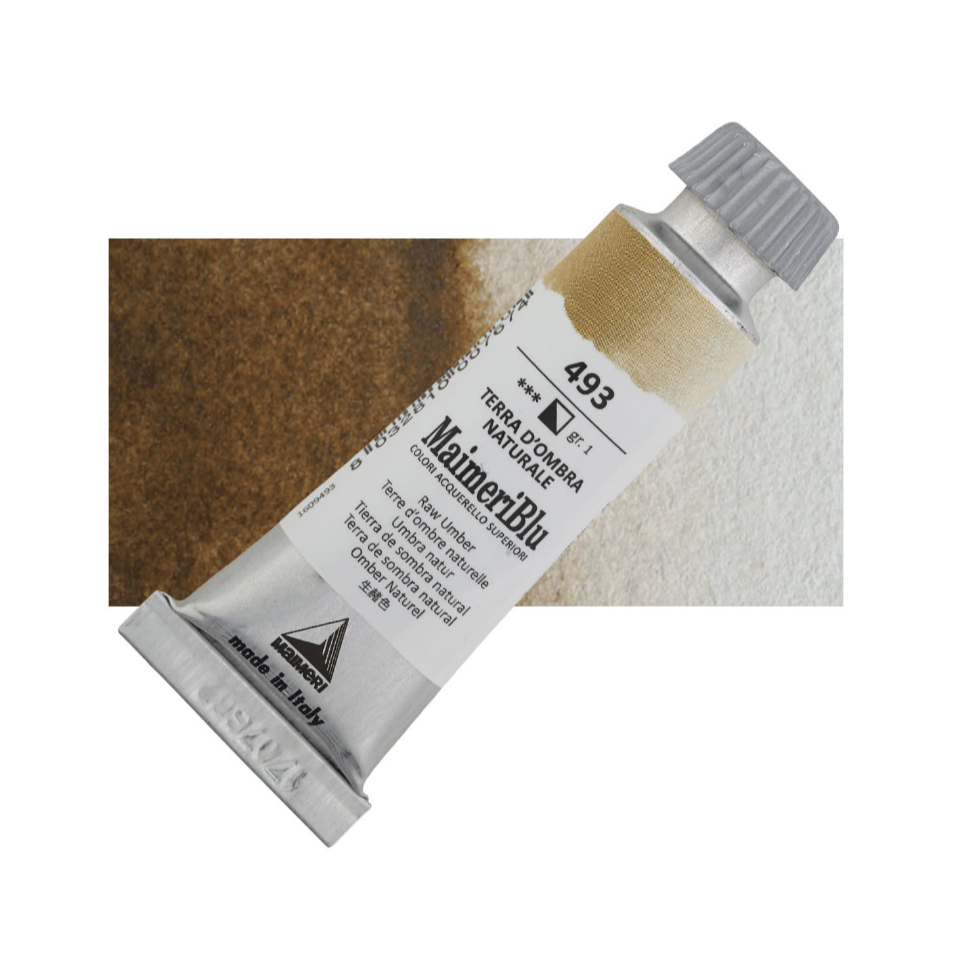 

Cat Air Lukis Maimeri Blu Watercolour 12ml MaimeriBlu Raw Umber 493 M1609493 - PC