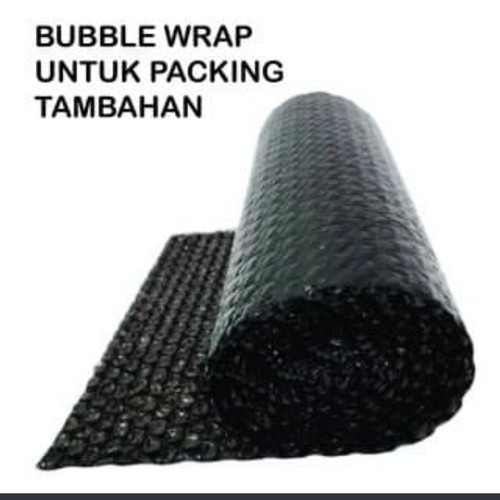 

Teconi Bubble Wrap Tambahan / Extra Warna Hitam Tebal Packing Aman - BW01