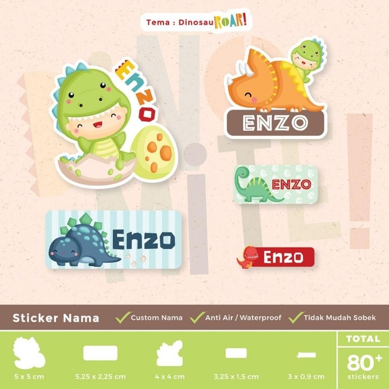 

StickerNamaWaterproof