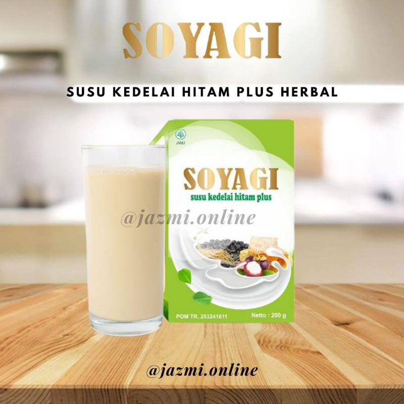 

SOYAGI Susu Kedelai Hitam + Herbal | Susu Diet | Low Kolesterol 200gr