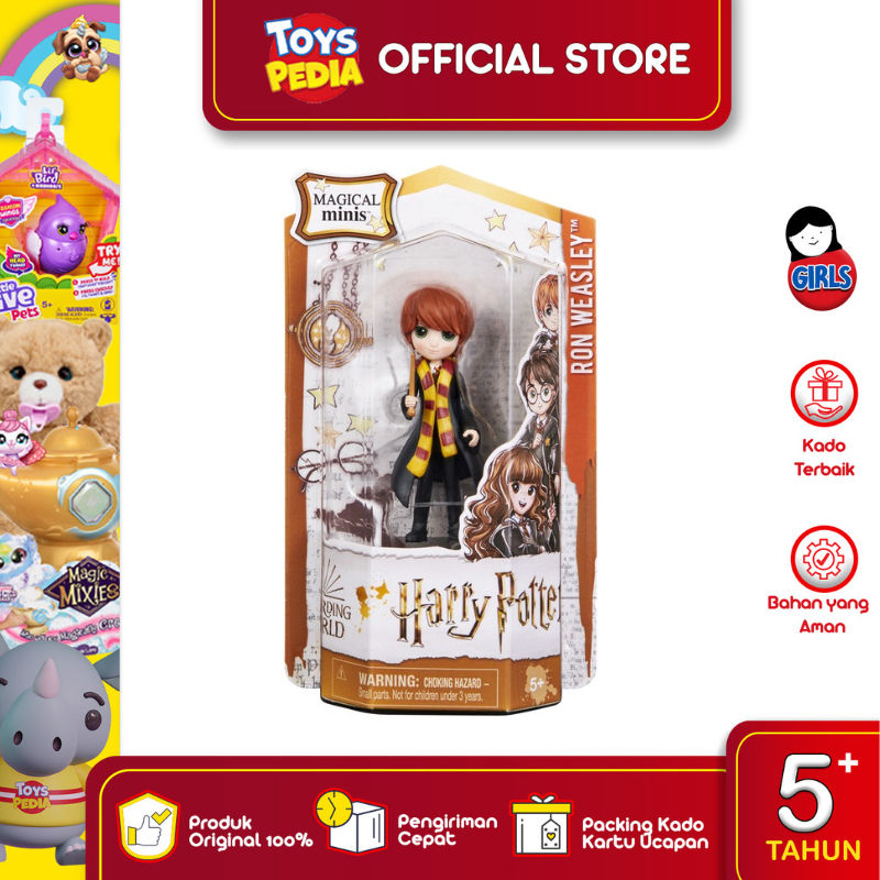 Mainan Mini Figur Wizarding World Magical Minis Small Doll Asst (Ron Weasley)