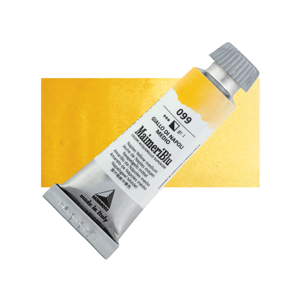 

Cat Air Lukis Maimeri Blu Watercolour 12ml MaimeriBlu Naples Yellow Medium 099 M1609099 - PC