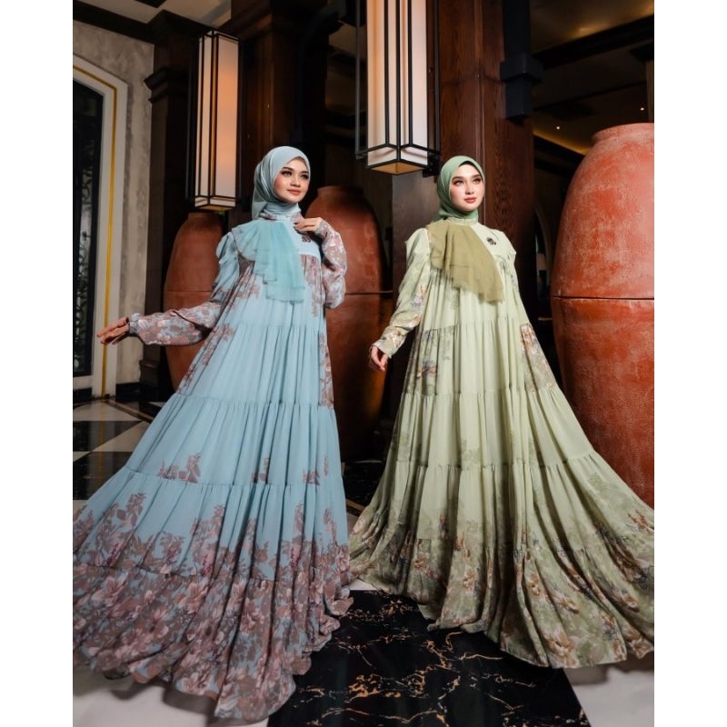 Gamis Flower  Kemewahan ORI Shellasaukia