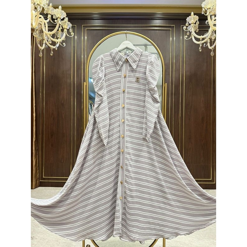 Gamis Salur Full Kancing ORI Shellasaukia