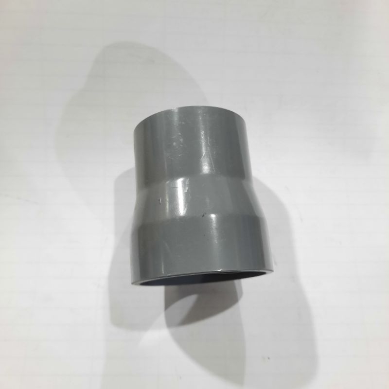 Sambungan Pipa PVC Turunan 1 ½ ke 1 ¼ inch D merk Power / Sok Turunan Pipa / Increaser 1 1/2 x 1 1/4