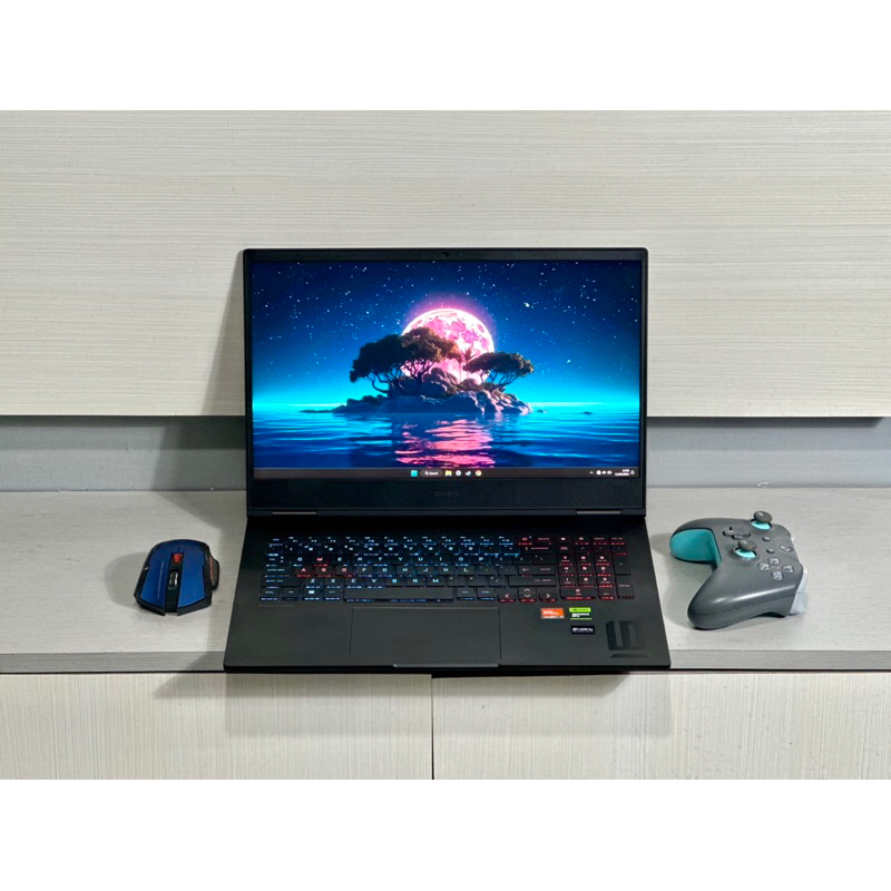 LAPTOP GAMING HP OMEN 16-XF0011AX RYZEN 7-7840HS NVIDIA RTX 4070 240hz 100% sRGB