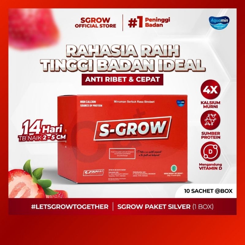

SGROW SUSU SUPLEMEN PENINGGI BADAN TERBAIK