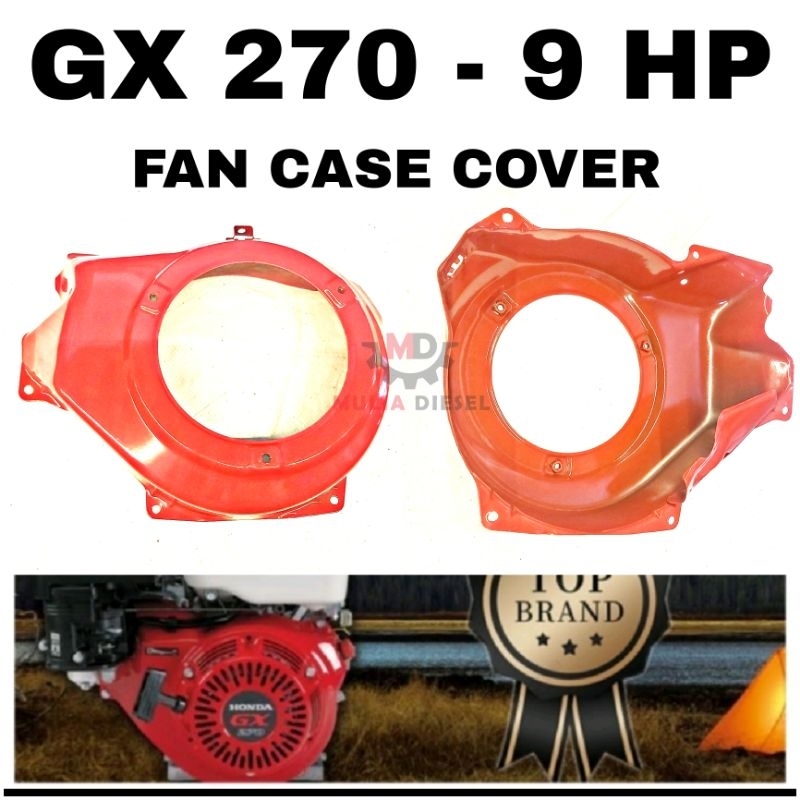 Fan Case Cover Baju Merah Tutup Body Mesin Penggerak Generator GX270 GX 270 9 HP