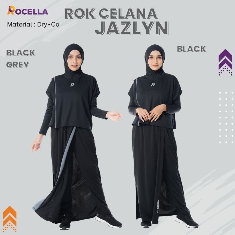ROCELLA Jazlyn Rok Celana Olahraga Wanita Muslimah Panjang Syari