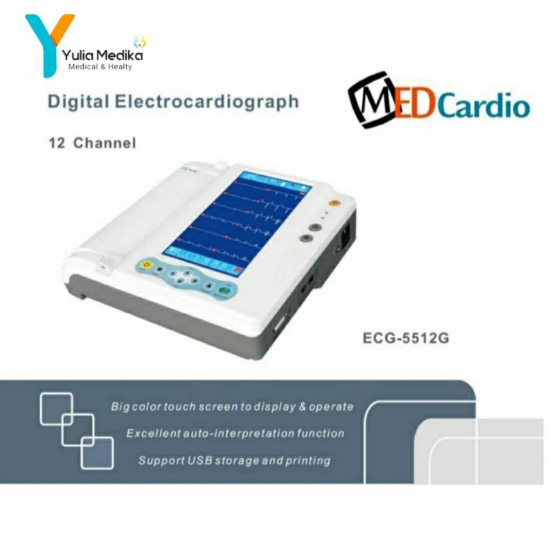 ECG 12 CHANNEL MED CARDIO / ECG 5512G / DIGITAL ELECTROCARDIOGRAFH