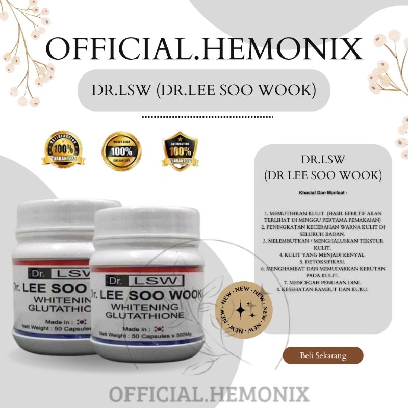 2 PAKET Dr. LSW 100% Asli Original Lee Soo Wook Asli Original Distributor Resmi