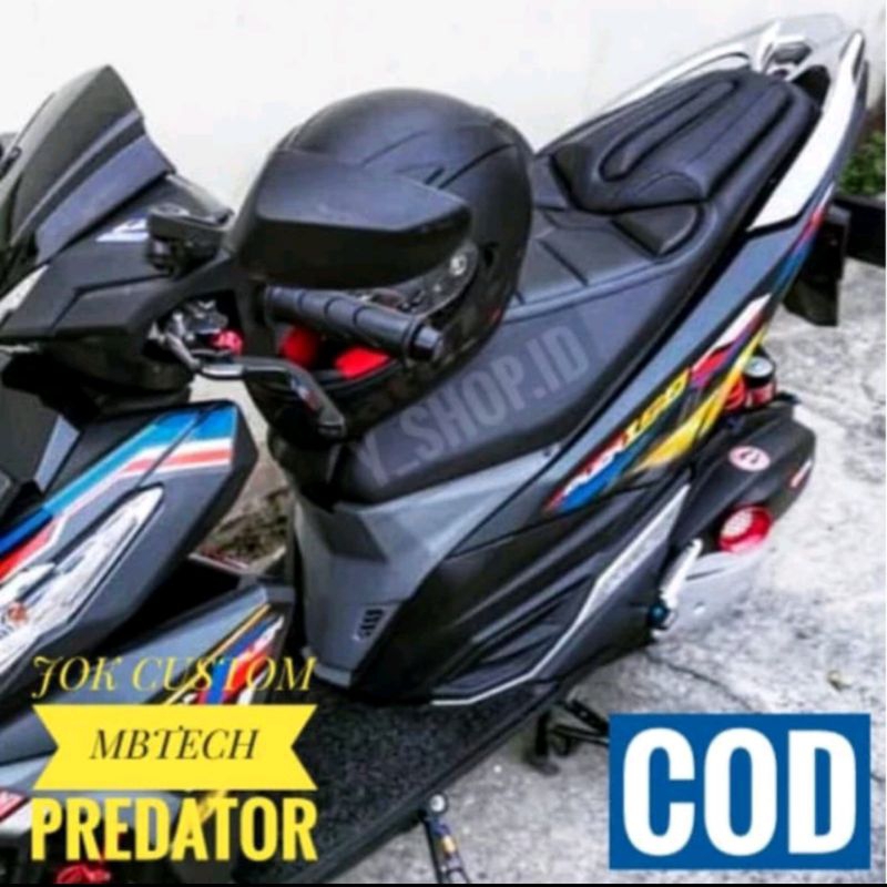 Sarung Kulit Jok Modifikasi Vario 110 125 150 160 Variasi Retro Predator
