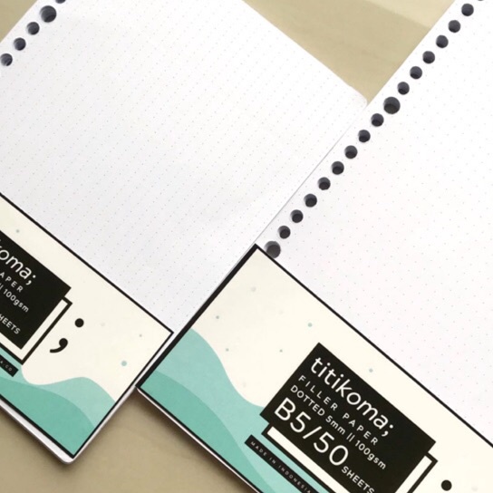 

Tawaran A5 Grid and Dot Paper Binder Filler Kertas Binder