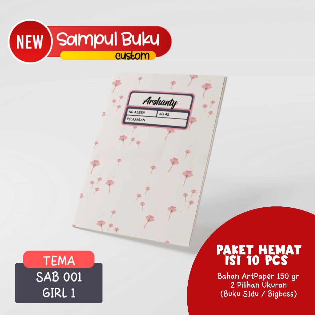 

SAMPUL BUKU ISI 10 PCS CUSTOM (PART 1-50)/ COVER BUKU / UNICORN / LEGO / SPIDERMAN / POKEMON / CINNAMOROLL / KUROMI