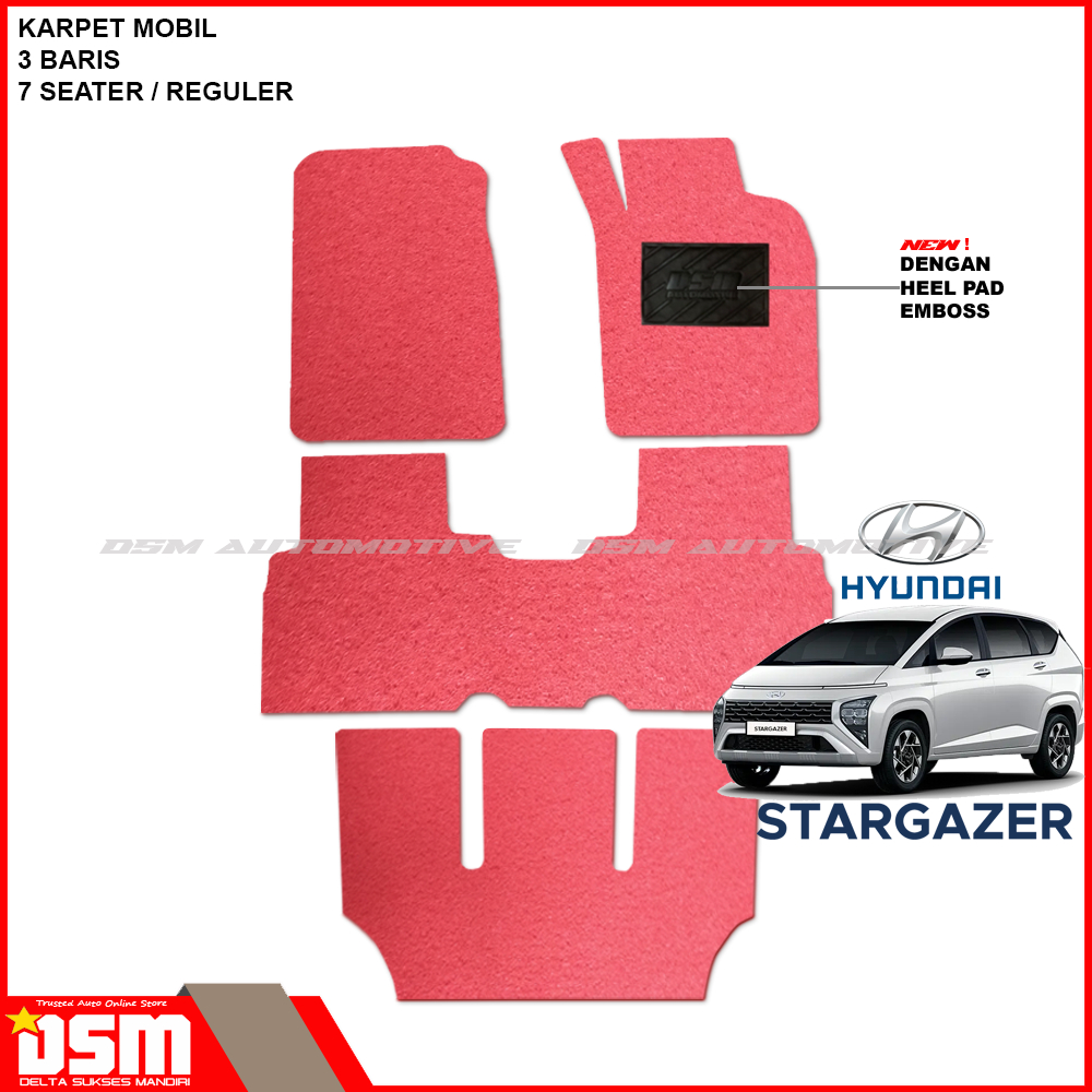 Karpet Mobil Mie Hyundai Stargazer - 3 Baris / Karpet Mie Coil Mat High Quality