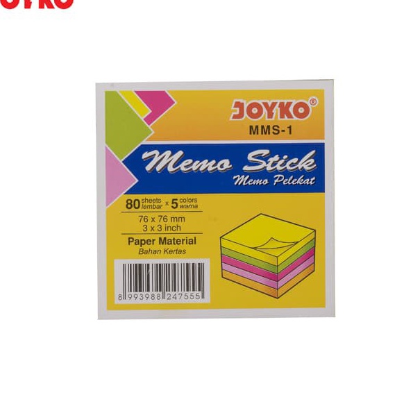 

Top Joyko Sticky Note Warna Warni MMS 1