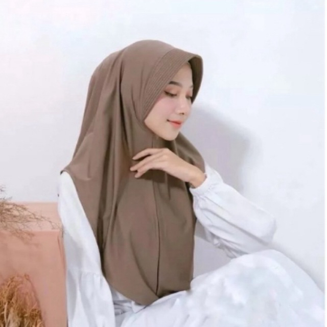 Hijab instan bergo jersey/hijab by.Aini Square